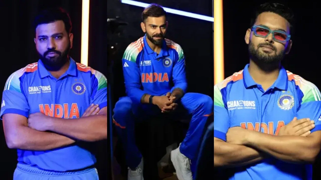 ICC Champions Trophy 2025: India’s official Champions Trophy kit unveiled featuring Pakistan’s name