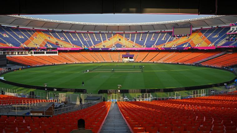When was the last time Ahmedabad hosted an international match?