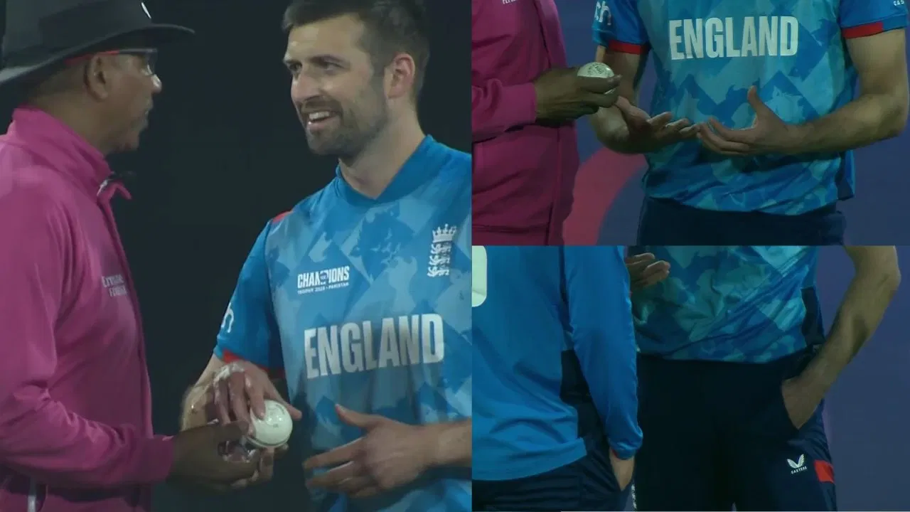 Watch: Ball-tampering in CT 2025? Mark Wood caught & confronted by umpire in AUS vs ENG clash