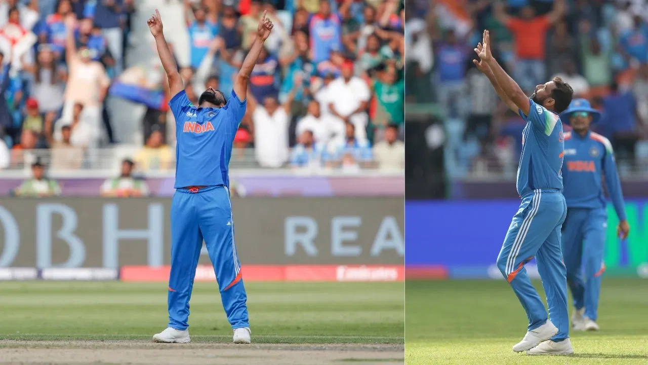 Watch: Mohammed Shami, Rohit Sharma’s epic celebrations after pacer’s historic 5-fer in CT 2025