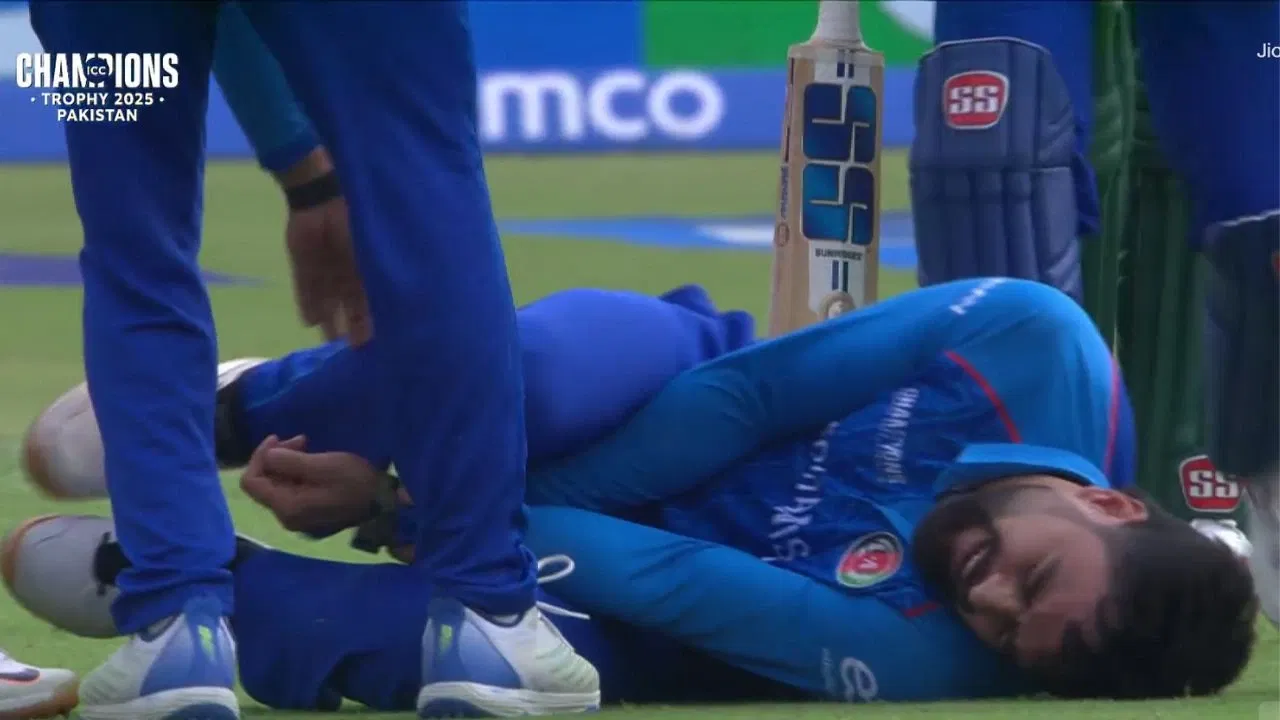 Watch: Rashid Khan gets injured, collapses in pain after brutal blow to wrist vs SA