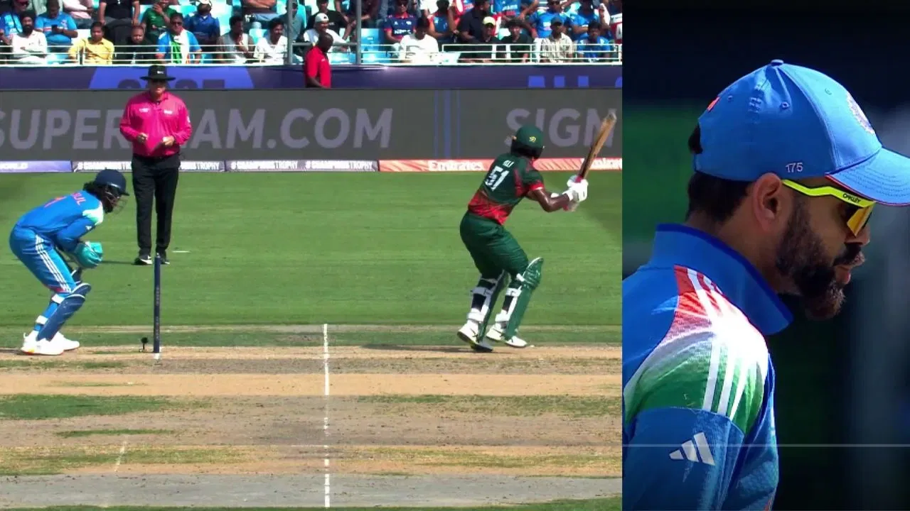 Watch: Virat Kohli erupts in anger as KL Rahul misses easy stumping vs BAN in CT 2025