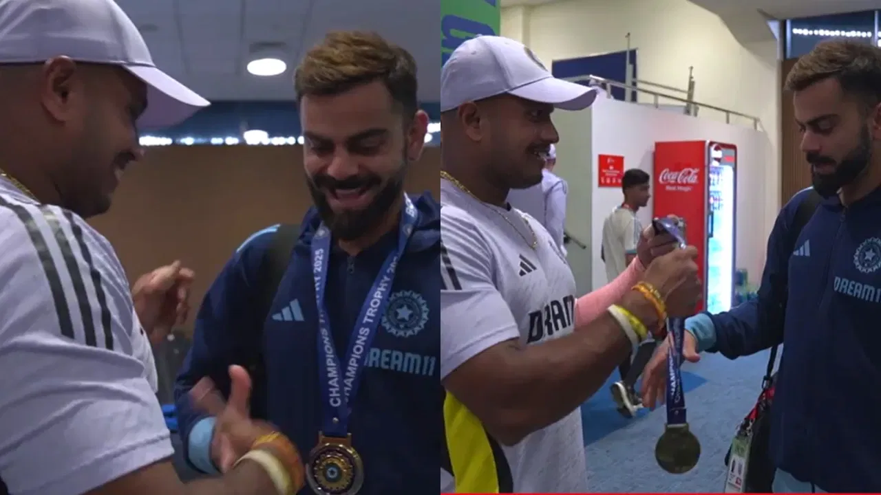 Watch: Axar Patel hides ‘fielding medal’ after losing to Virat Kohli, chaos erupts in dressing room