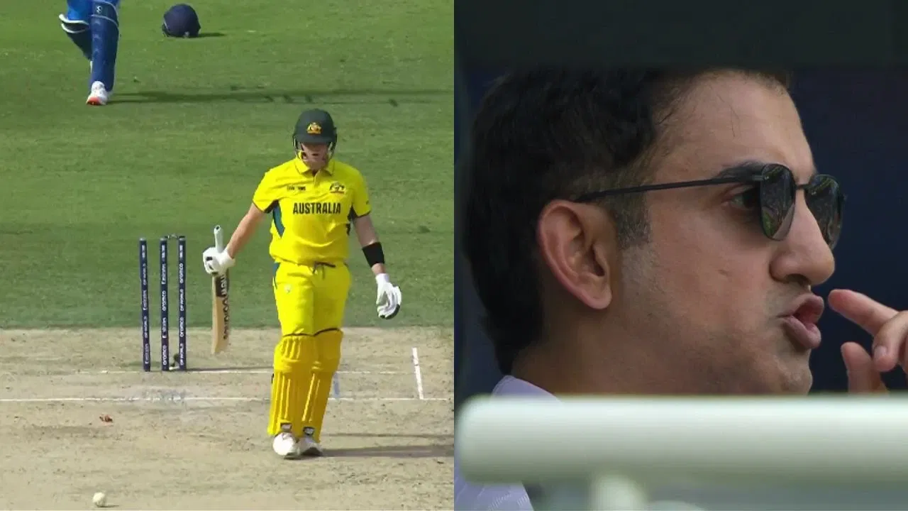 Watch: Gautam Gambhir drops F-bomb, Virat Kohli laughs mockingly as Mohammed Shami castles Steve Smith