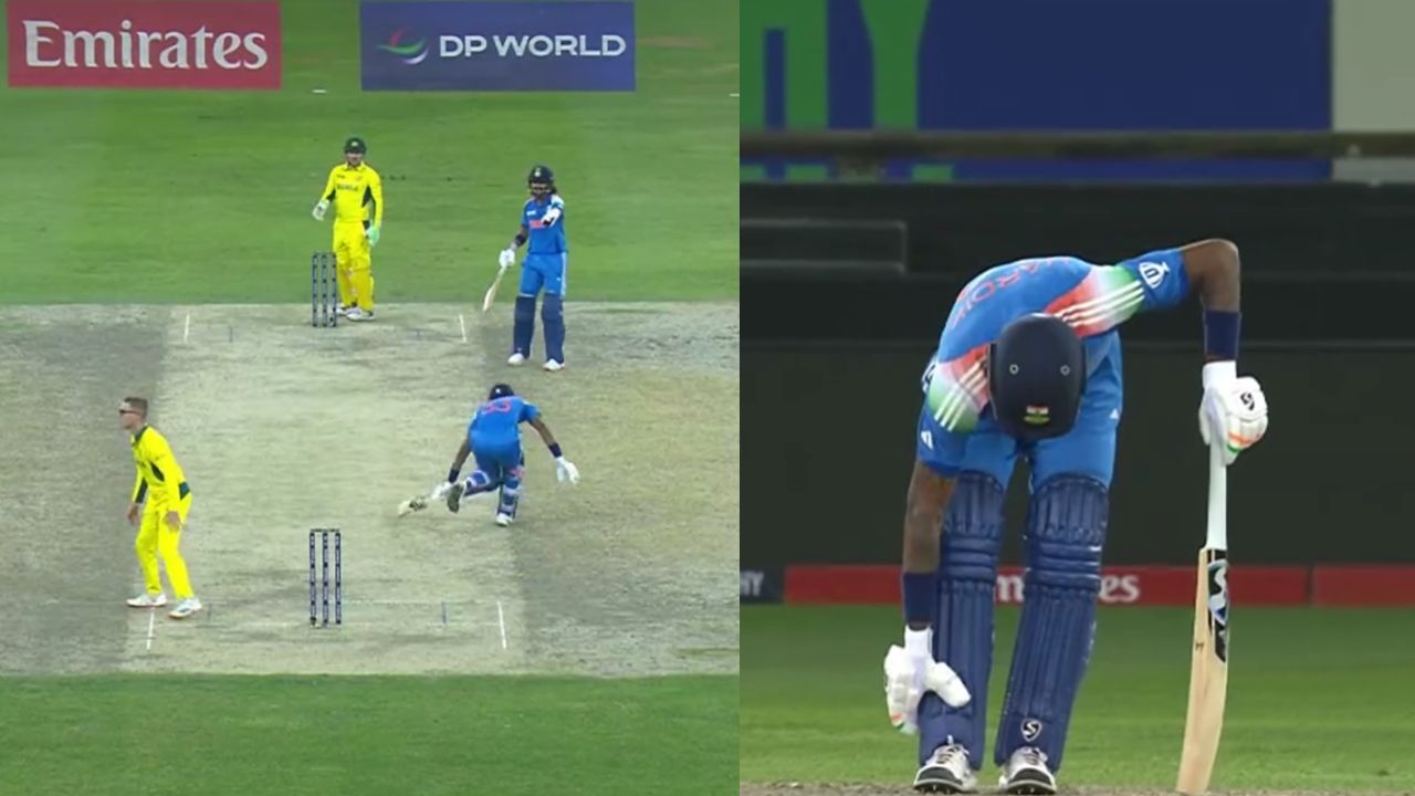 Watch: Hardik Pandya gets injured due to KL Rahul’s reckless call in CT 2025 semi-final
