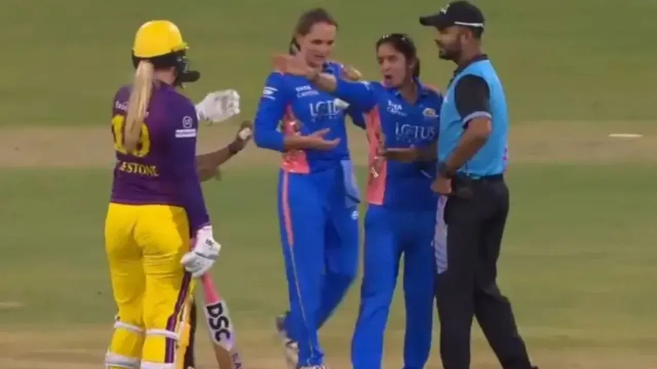 Harmanpreet Kaur fined heavily by BCCI after a Vulgar fight with Sophie Ecclestone