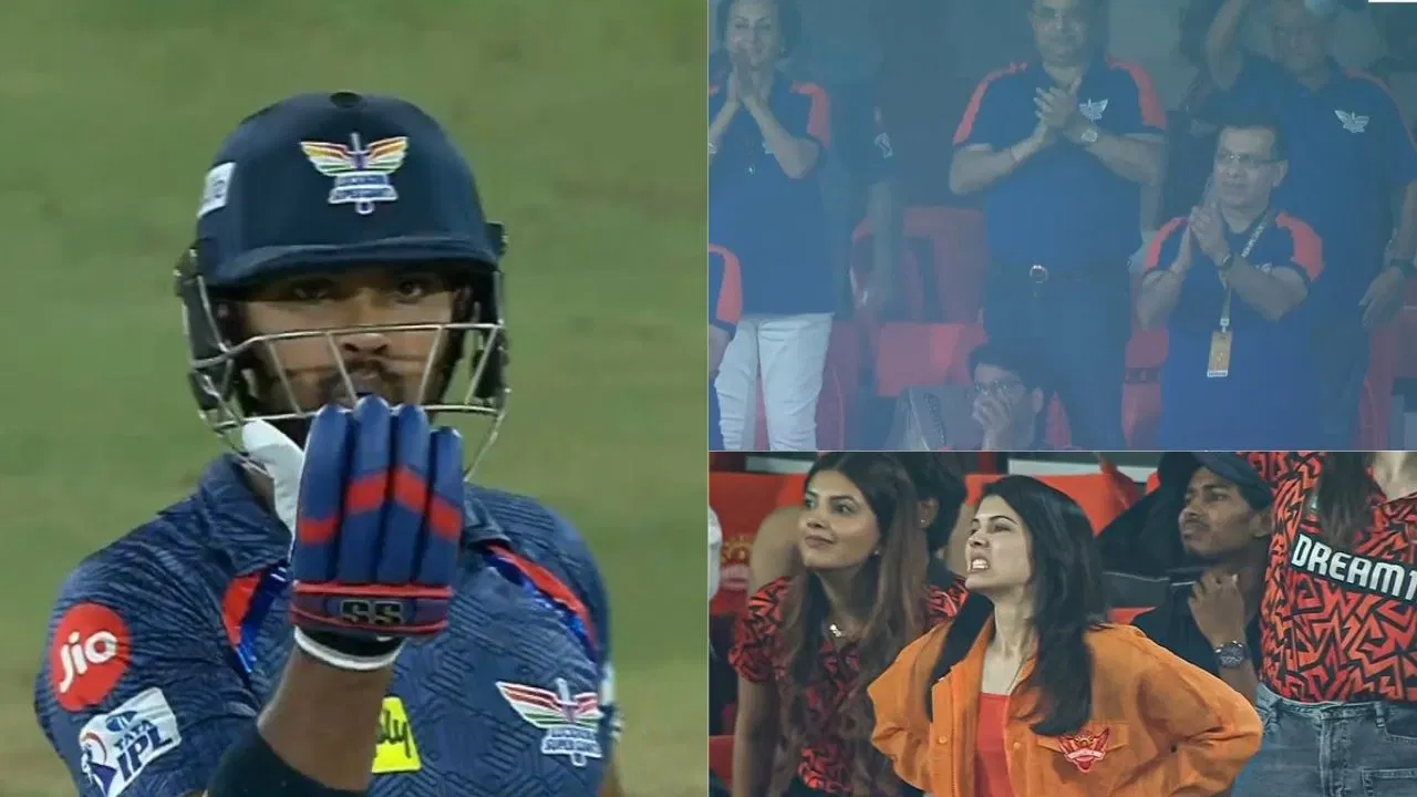 Watch: Nicholas Pooran impresses Sanjiv Goenka, disappoints Kavya Maran with flying kiss celebration