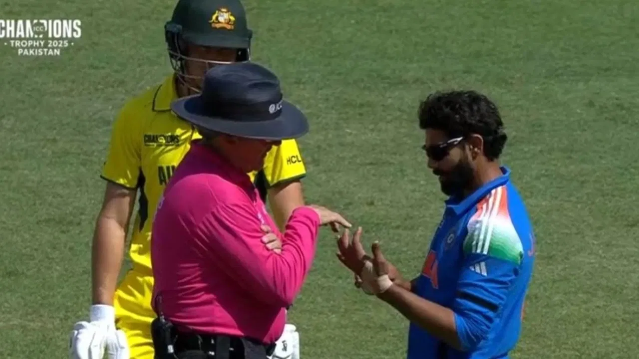Watch: Ball-tampering controversy hits Team India as Ravindra Jadeja caught & confronted by umpire