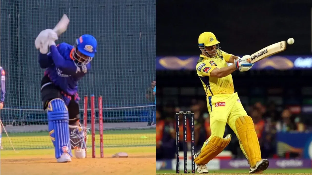 Mumbai Indians’ MS Dhoni- Robin Minz smashes Gigantic No-Look 6s (Watch Video)
