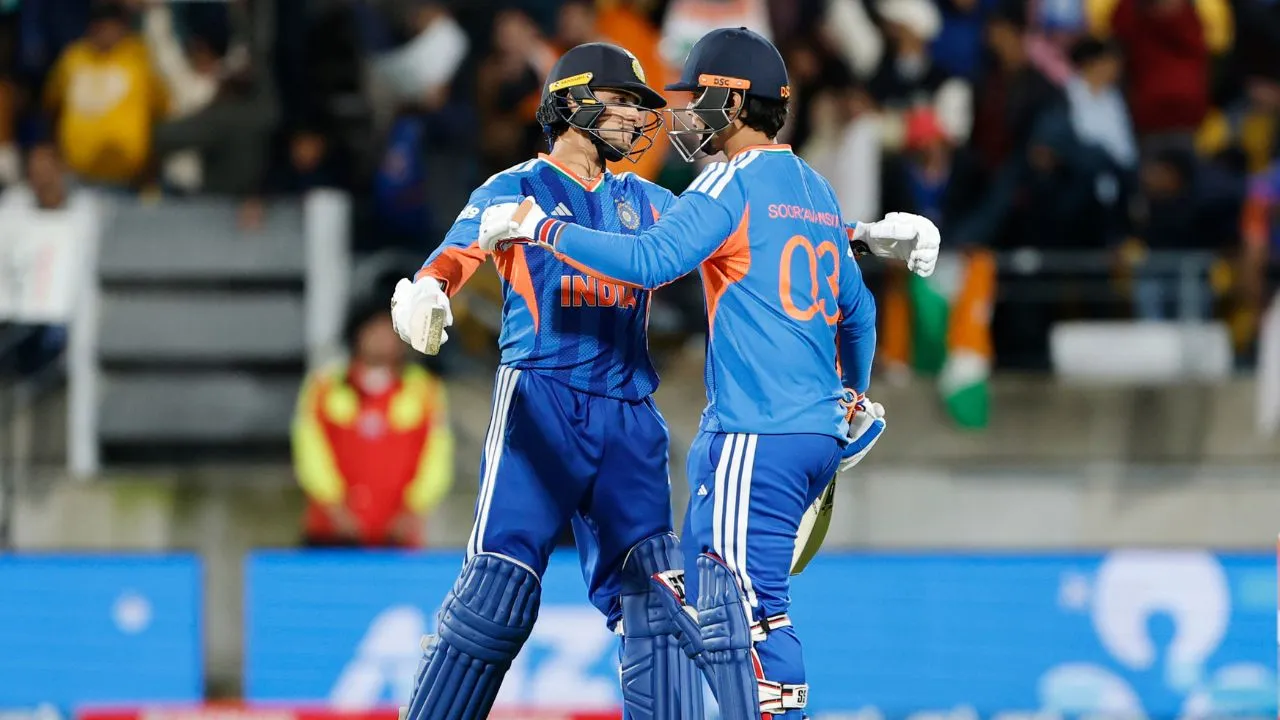 India create world record: Abhishek Sharma, Vaibhav Sooryavanshi slam fastest 100, biggest powerplay score